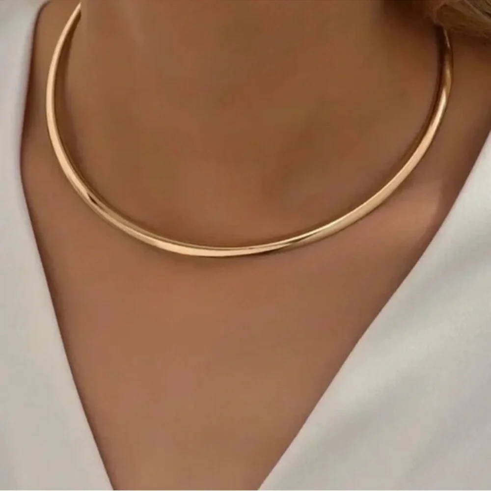 New! Aria Gold Collar Necklace (9754) - Picture 1 of 2
